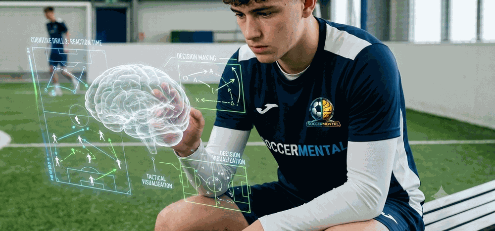 A player studying the game on screen